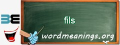 WordMeaning blackboard for fils